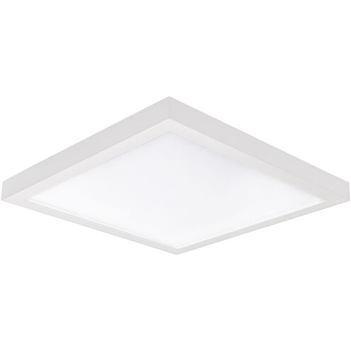 Square LED 5 inch White Flush Mount Ceiling Light in 3000K