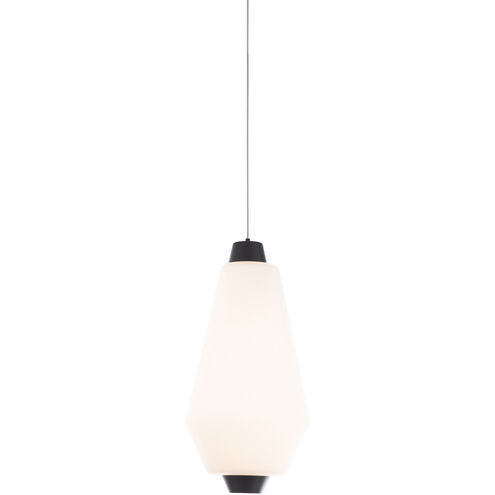 Amelia 1 Light 7 inch Black Mini Pendant Ceiling Light, dweLED