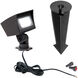 Tyler Black 8 watt LED Spot and Flood Lighting, WAC Landscape