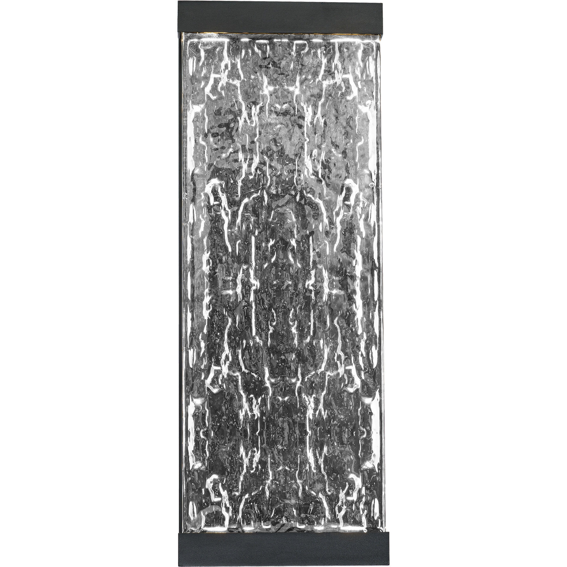 Fusion LED 20 inch Black Outdoor Wall Light, dweLED