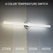 Bastone LED 36 inch Brushed Nickel Bath Vanity & Wall Light in 3000K, dweLED