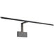 Uptown 25.00 watt 34 inch Black Picture Light Wall Light, dweLED