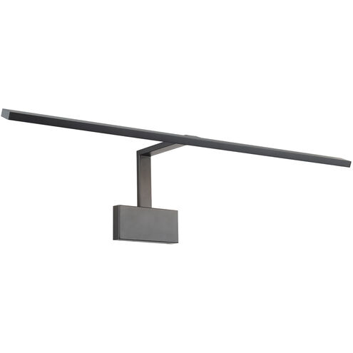 Uptown 25.00 watt 34 inch Black Picture Light Wall Light, dweLED