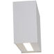 Blok LED 12 inch White Bath Vanity & Wall Light in 3000K, dweLED