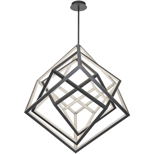 Atlas LED 40.63 inch Black Chandelier Ceiling Light, dweLED