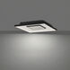 Pinpoint LED 16.38 inch Black Flush Mount Ceiling Light in 3000K, dweLED