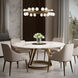 Carousel LED 28 inch Black Chandelier Ceiling Light in 3000K, dweLED