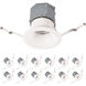 Pop-in LED White Complete Kit Recessed Lighting