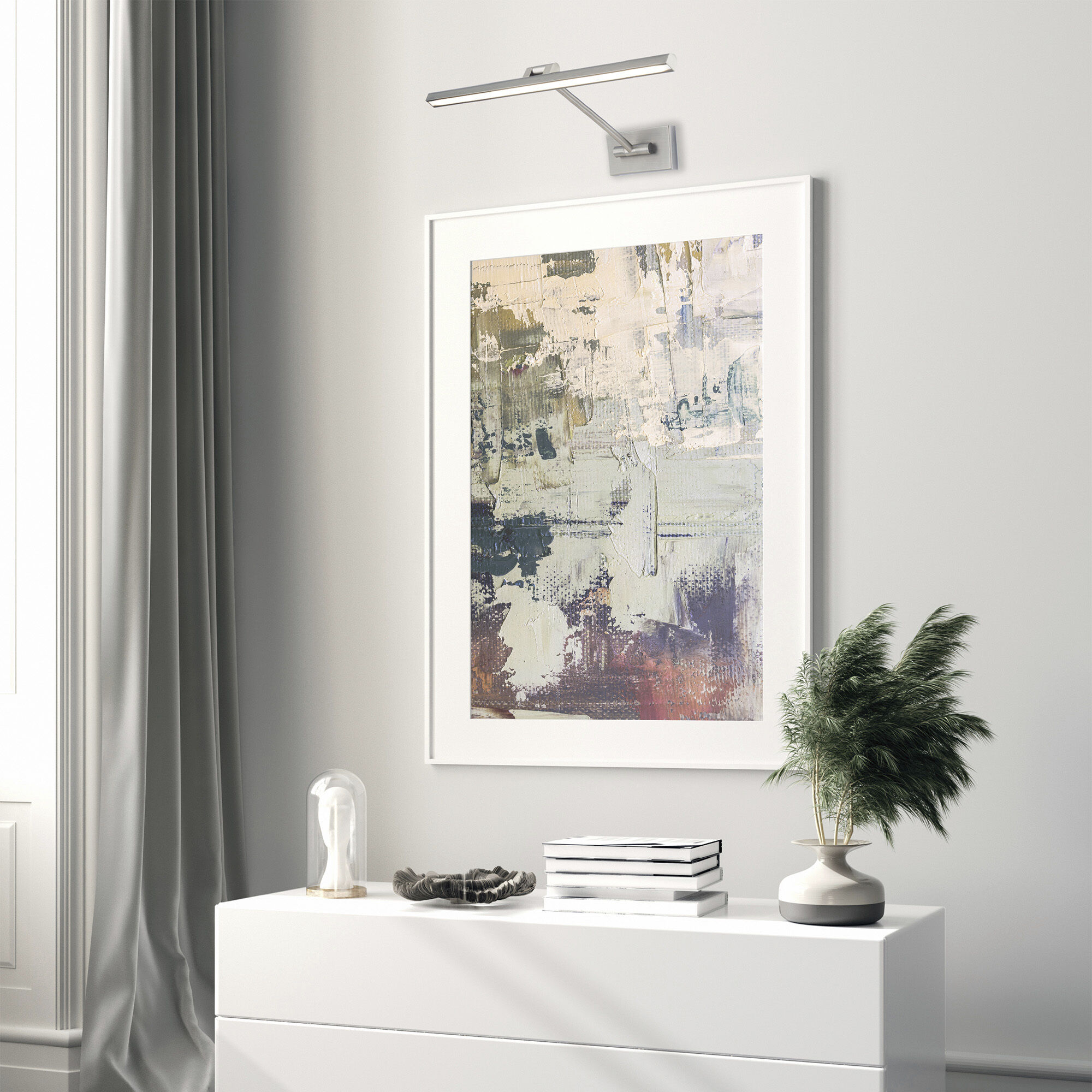 Reed 29.80 watt 42 inch Black Picture Light Wall Light, dweLED