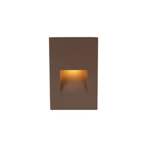 LEDme Step and Wall Lights 277 3.9 watt Bronze On Aluminum Step Light in Amber, LED, 42.62 inch