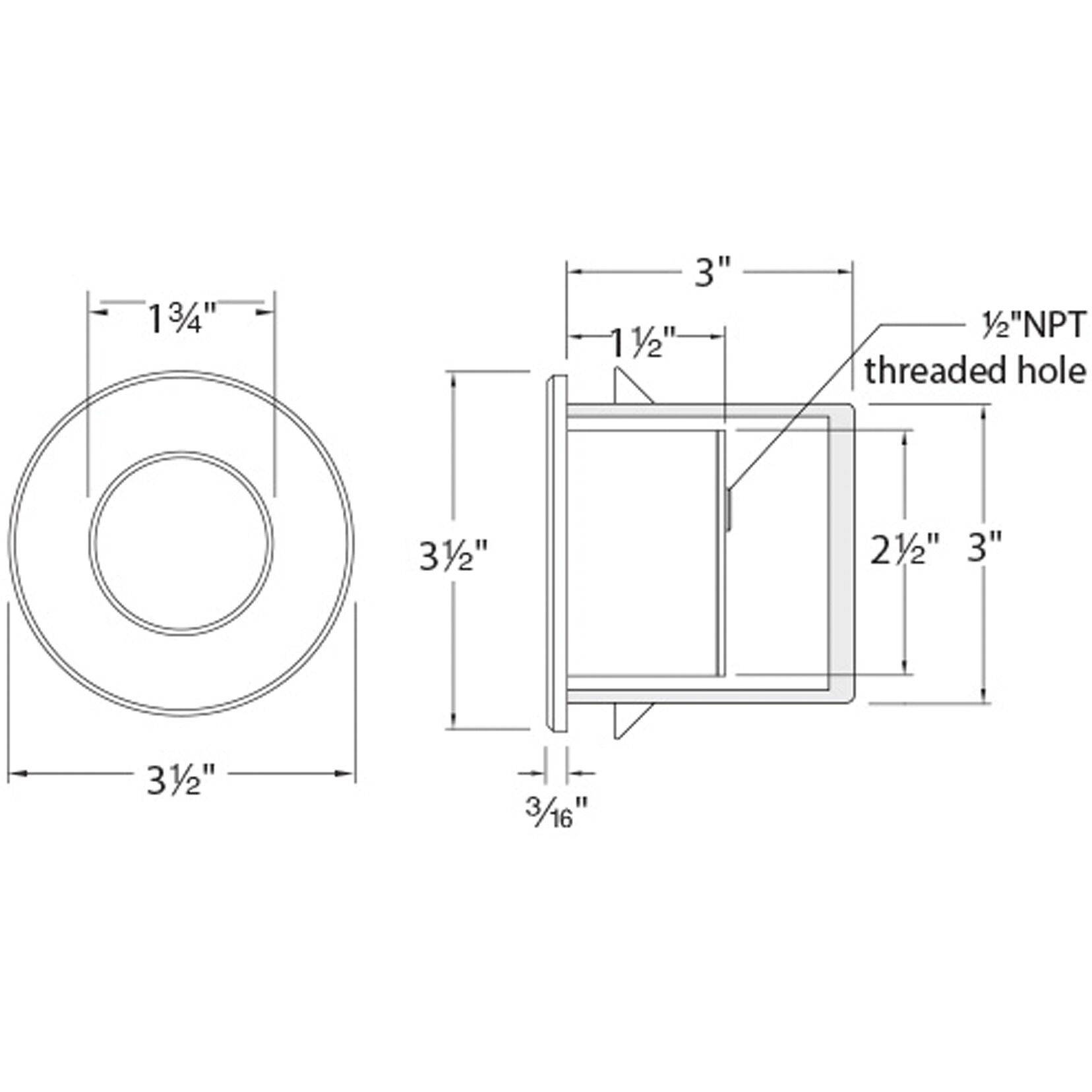 Tyler 120 3.8 watt Bronze Step and Wall Lighting in Blue, WAC Lighting