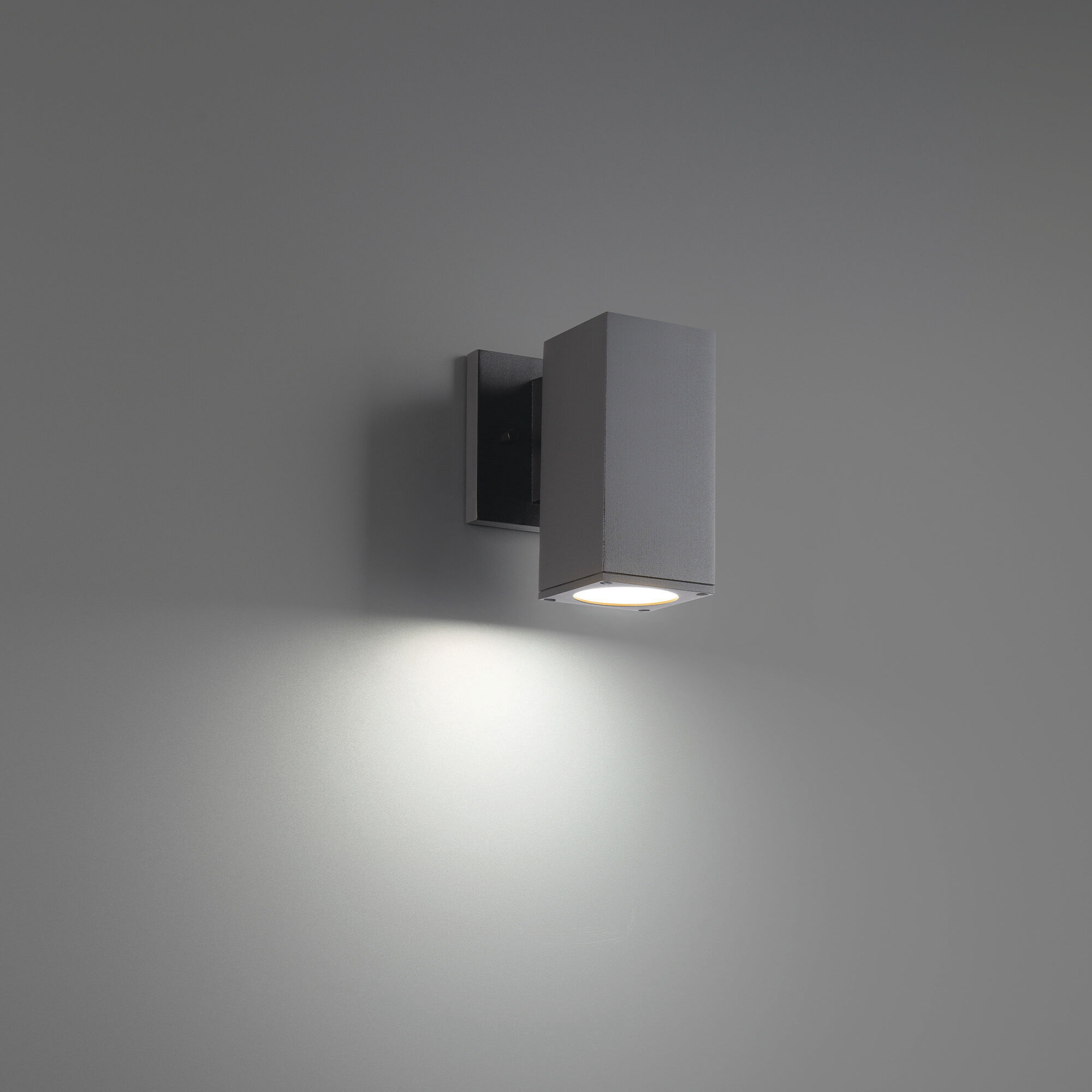 Cubix LED 6.75 inch Black Outdoor Wall Lighting in 3000K, WAC Limited