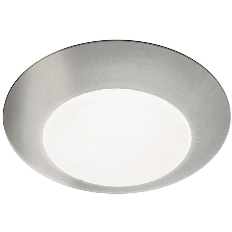 Disc LED 5.88 inch Brushed Nickel Flush Mount Ceiling Light