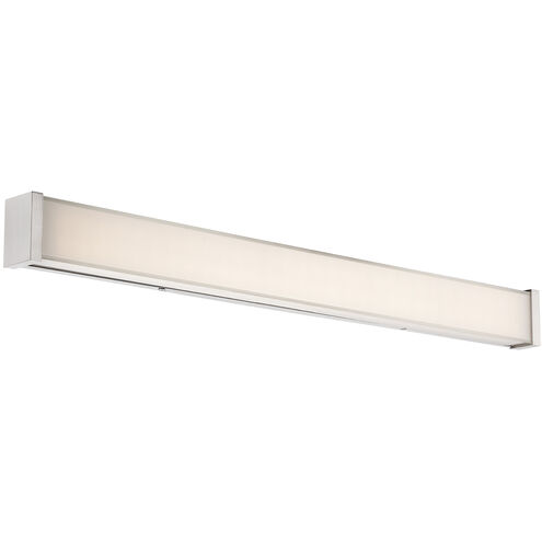 Svelte LED 34.5 inch Brushed Nickel Bath Vanity & Wall Light in 3500K, dweLED