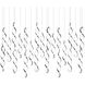 Interlace LED 13.63 inch Chrome Multi-Light Pendant Ceiling Light, dweLED