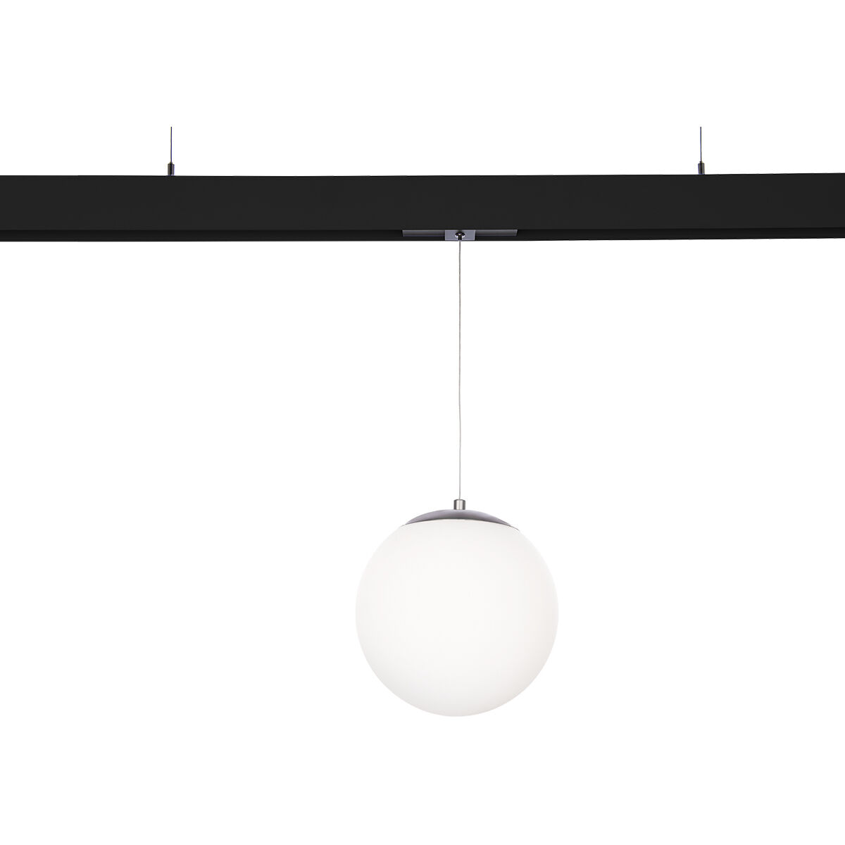 Ventrix 1 Light 48 Satin Nickel Track Fixtures Ceiling Light