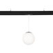 Ventrix 1 Light 48 Satin Nickel Track Fixtures Ceiling Light