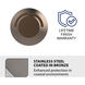 Tyler 12 2.8 watt Stainless Steel Coated in Bronze Path Lighting in 3000K, Bronzed Stainless Steel, WAC Landscape