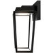 Levee LED 24.75 inch Black Outdoor Wall Light, dweLED