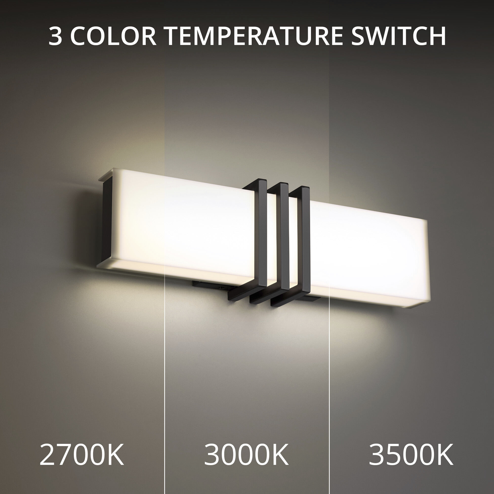 Minibar LED 18 inch Black Bath Vanity & Wall Light, dweLED