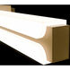 Bifold LED 34.25 inch Aged Brass Bath Vanity & Wall Light, dweLED