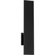 Stag LED 24 inch Black Outdoor Wall Light in 4000K, dweLED
