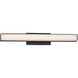 Brink LED 18 inch Black Bath Vanity & Wall Light in 3000K, dweLED