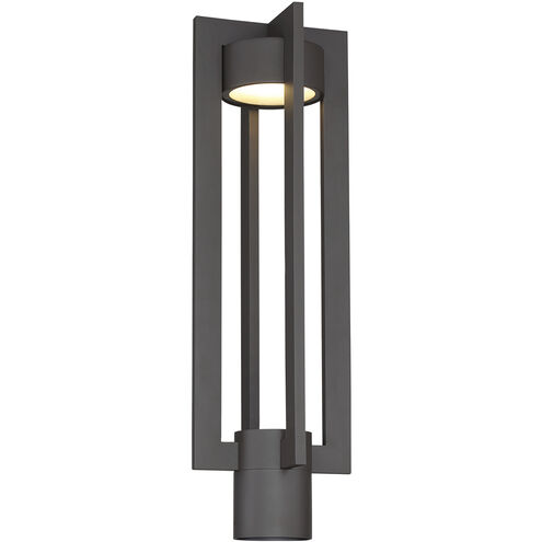 Chamber LED 20.31 inch Bronze Outdoor Post Light, dweLED