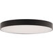Edgeless Round LED 8 inch Black Flush Mount Ceiling Light
