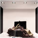 LED Button Light 24 LED 2.25 inch Dark Bronze Puck Light in 3000K