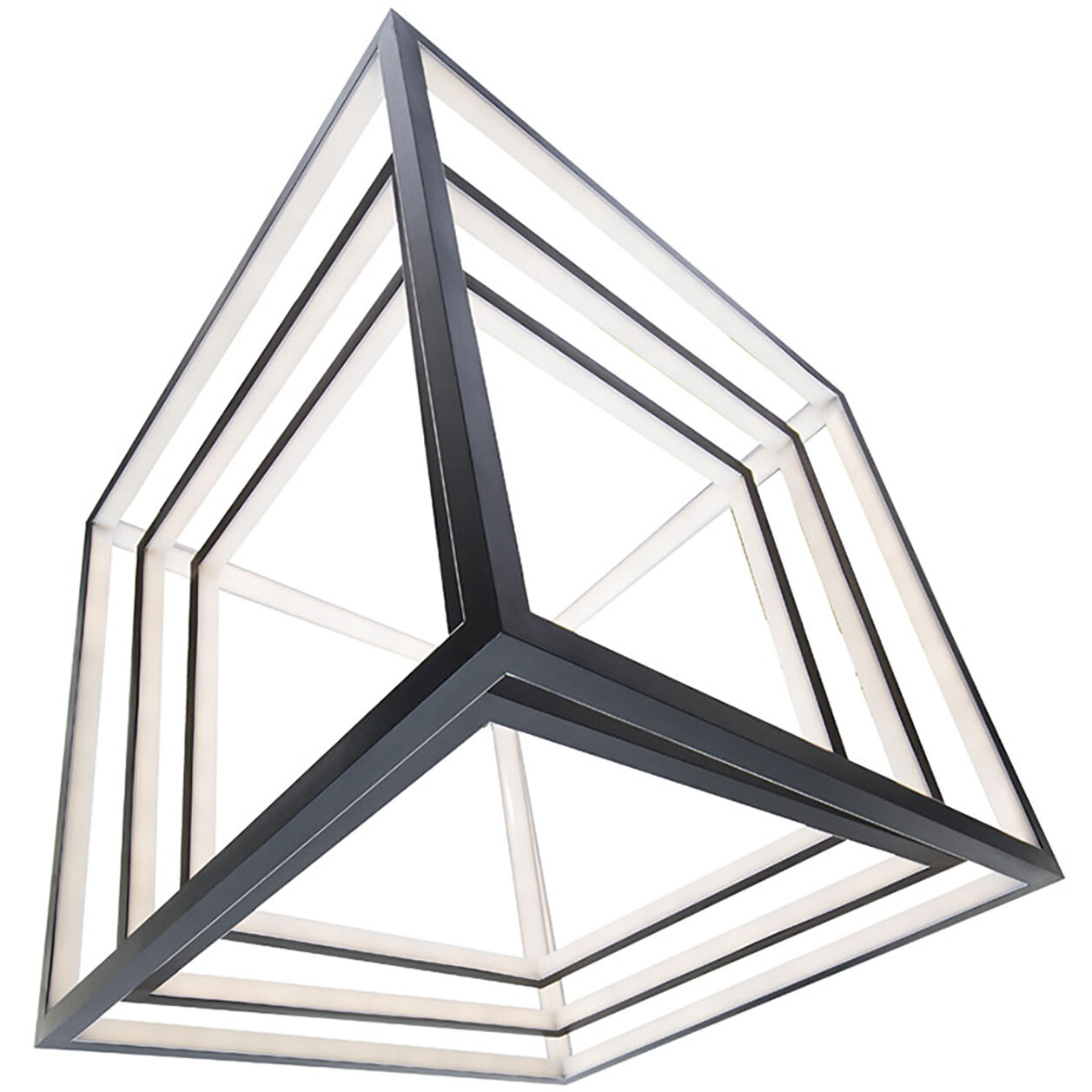 ★新春福袋2024★ WAC Lighting PD-51030-BK Atlas LED 26 inch Black Chandelier 洋風