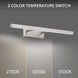 Parallax LED 24 inch Brushed Nickel Bath Vanity & Wall Light in 2700K, dweLED