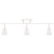 Solo 3 Light 120 White Fixed Rail Ceiling Light, WAC Limited