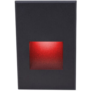 Tyler 120 3.80 watt Black Step and Wall Light in Red, WAC Lighting