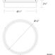 York LED 12 inch Aged Brass Flush Mount Ceiling Light, dweLED