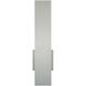 Stag LED 3 inch Brushed Aluminum Outdoor Wall Light in 4000K, dweLED