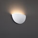 Collette Wall Sconce Wall Light in 2700K, White, dweLED