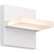 Oslo LED 5 inch White Outdoor Wall Light, dweLED