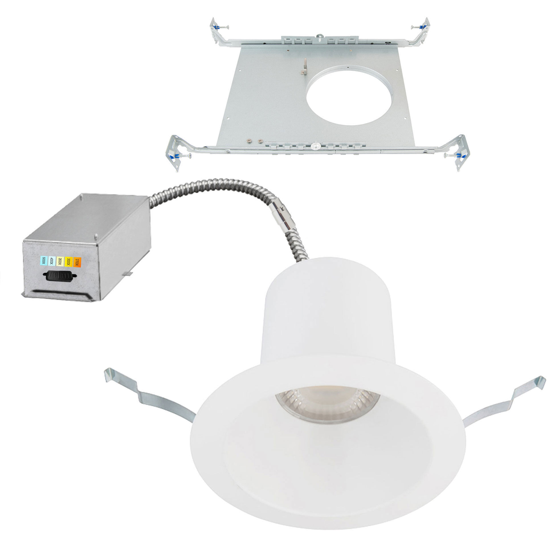 Blaze LED White Complete Kit Recessed Lighting