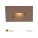 Tyler 120 3.8 watt Solid Brass Coated in Bronze Step and Wall Lighting in White, Bronzed Brass, WAC Lighting
