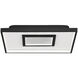 Pinpoint LED 16.38 inch Black Flush Mount Ceiling Light in 3000K, dweLED