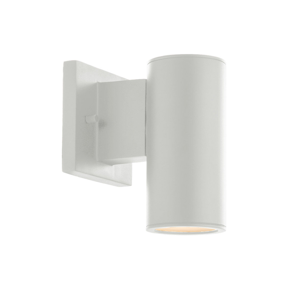 WAC Lighting WS W190208 30 WT Cylinder LED 5 inch White Sconce Wall Light in 8in