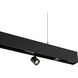 Ventrix 1 Light 48 Black Track Fixtures Ceiling Light