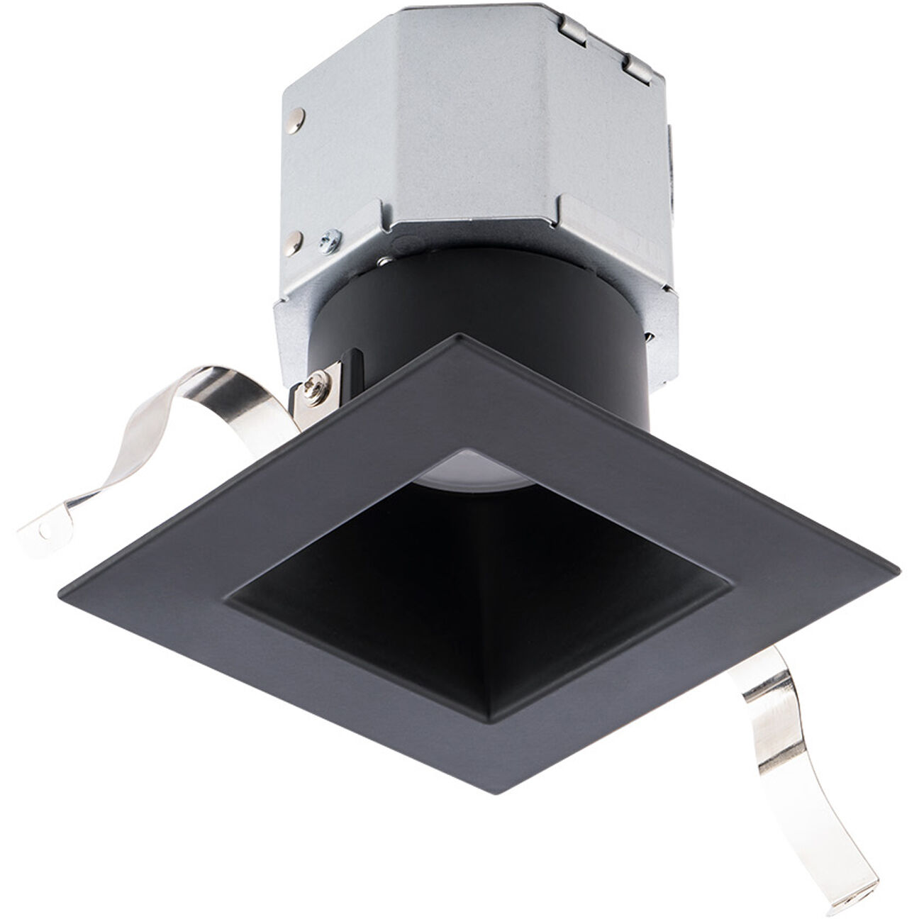 Pop-in LED Black Complete Kit Recessed Lighting