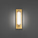 Portos LED 6.38 inch Aged Brass Wall Sconce Wall Light, dweLED