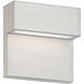 Balance LED 6 inch Brushed Aluminum Outdoor Wall Light in 4000K, dweLED