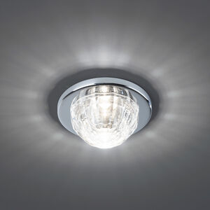 Elipse Integrated LED Clear Chrome Recessed Lighting