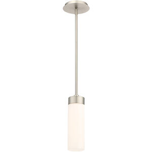 Elementum LED 3.5 inch Satin Nickel Pendant Ceiling Light in 2700K, dweLED