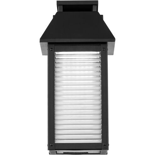 Faulkner LED 14 inch Black Outdoor Wall Light, dweLED