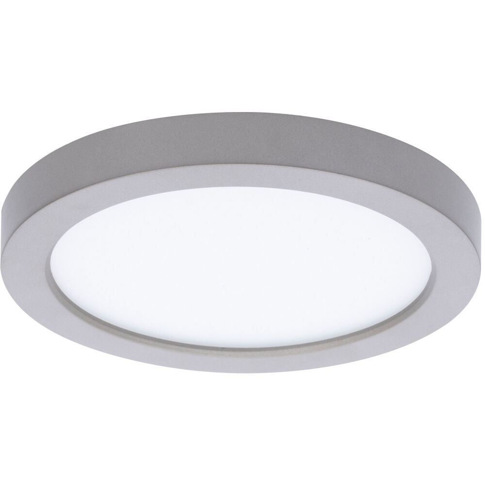 Round LED 5.25 inch Nickel Flush Mount Ceiling Light in 3500K, 1, WAC Limited